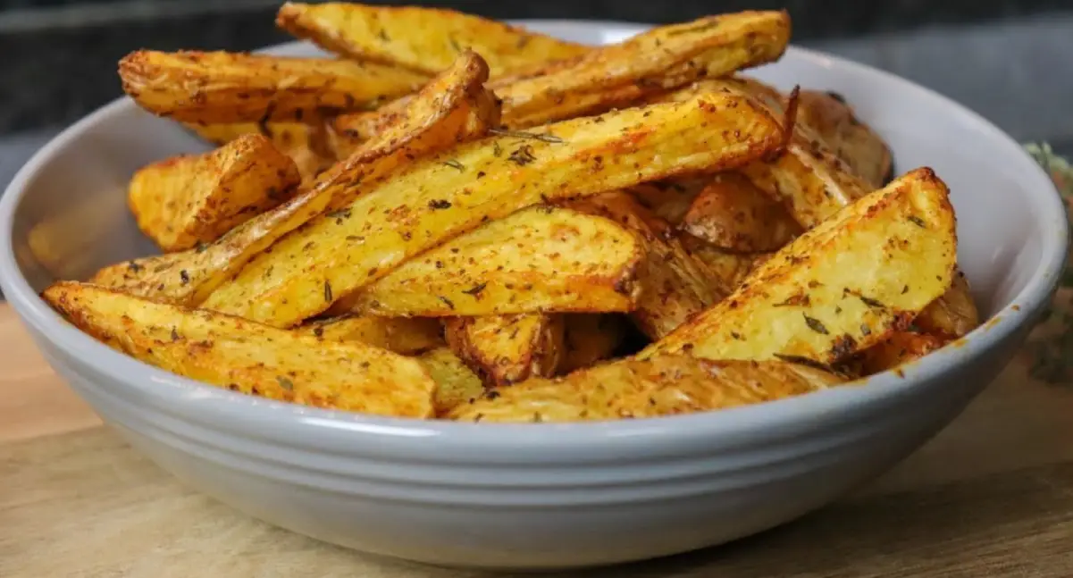 Batatas Fritas Rústicas na Air fryer