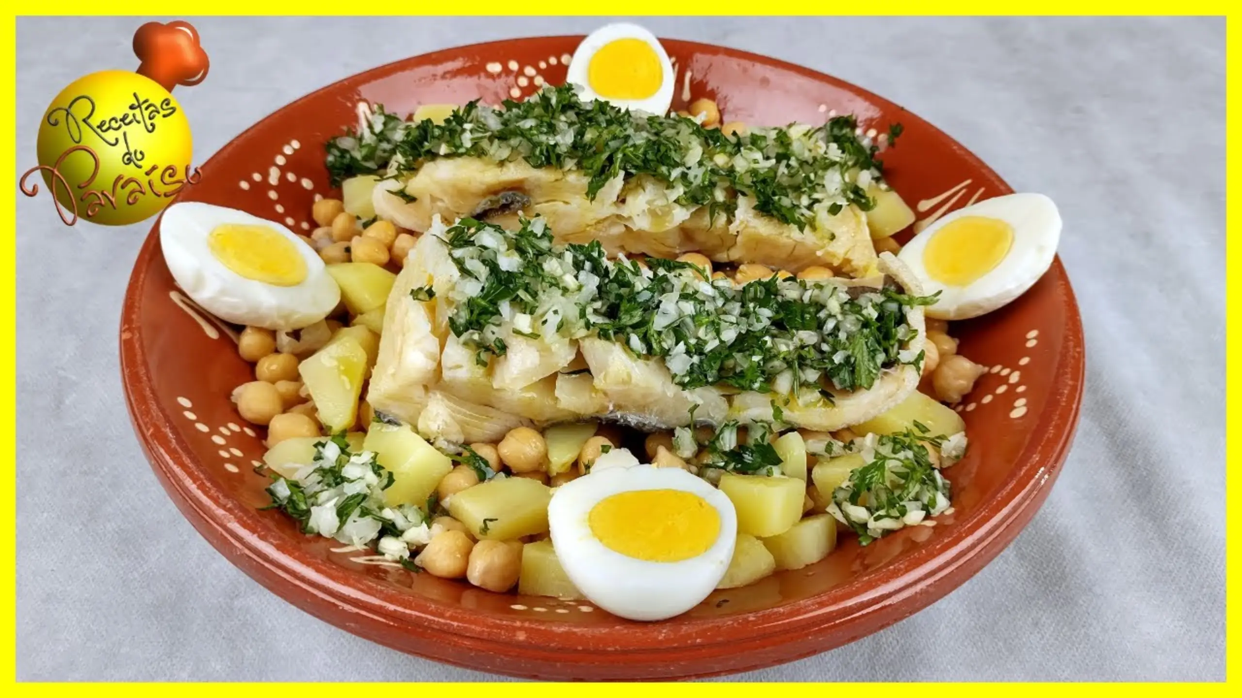 Bacalhau com grão