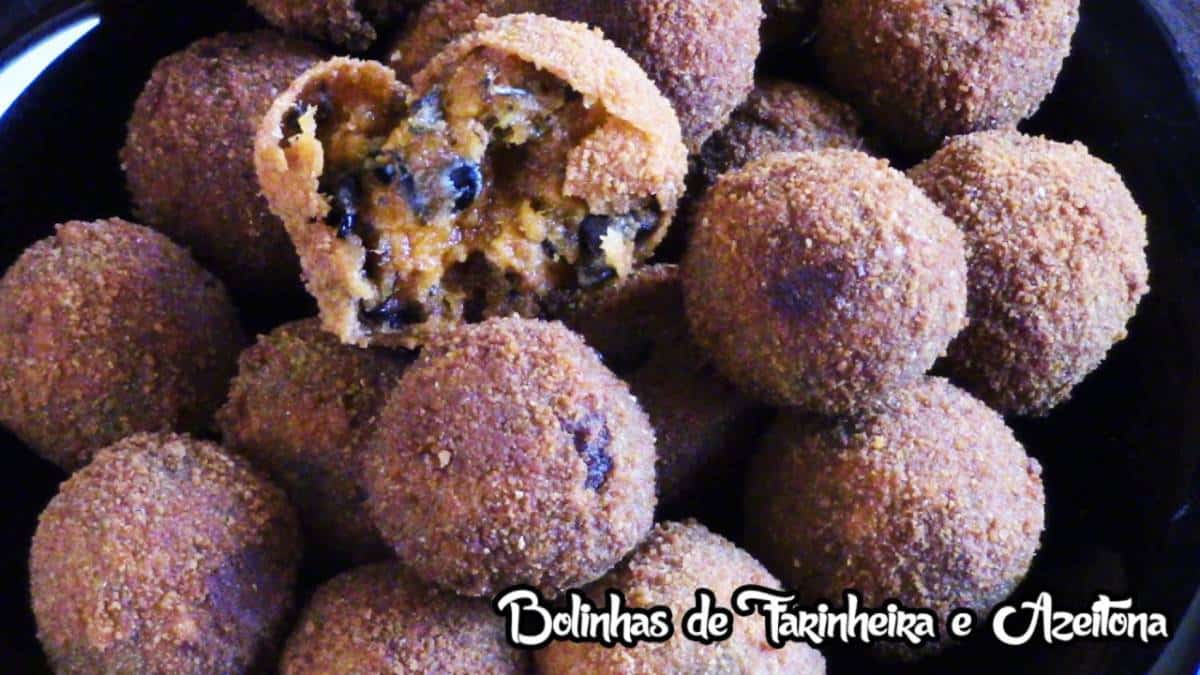 Bolinhas de Farinheira e Azeitona