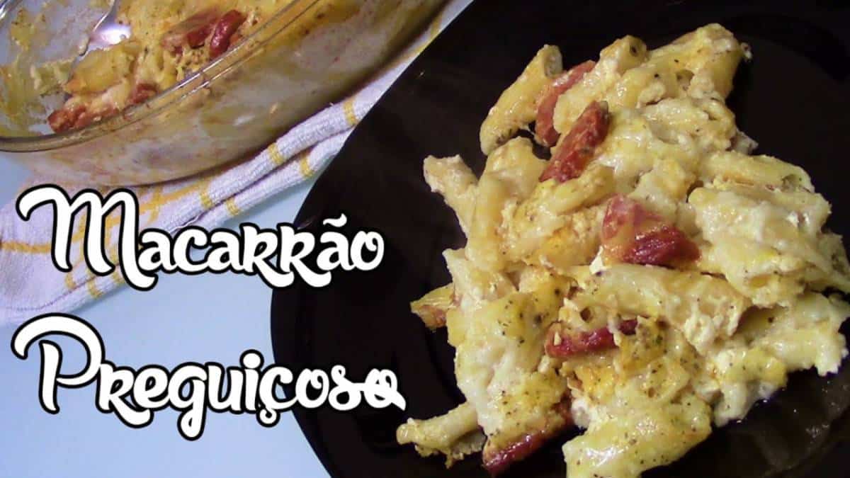 Macarrão no forno preguiçoso