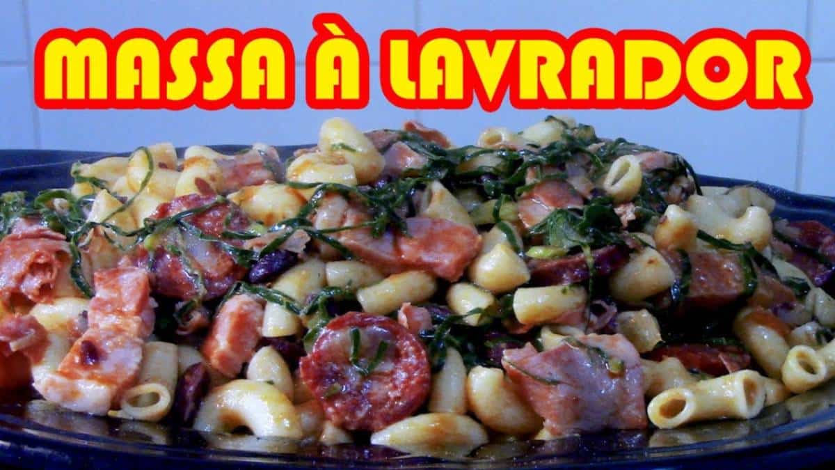 Massa Portuguesa à Lavrador com Enchidos