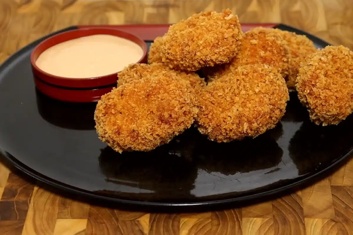 Nuggets de frango Caseiros