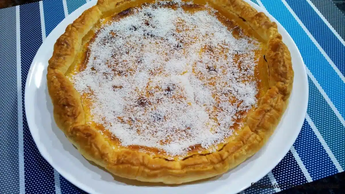 Tarte de Cenoura com Coco e Leite Condensado