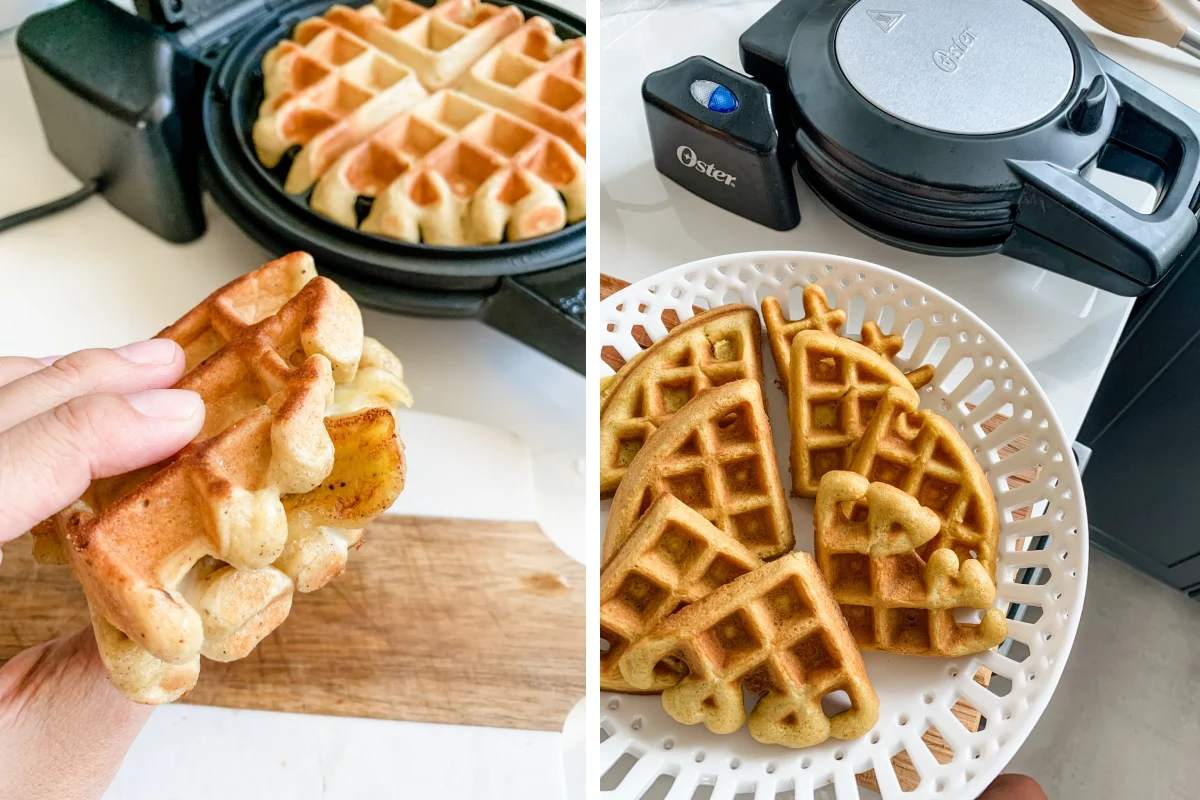 Waffles de abóbora