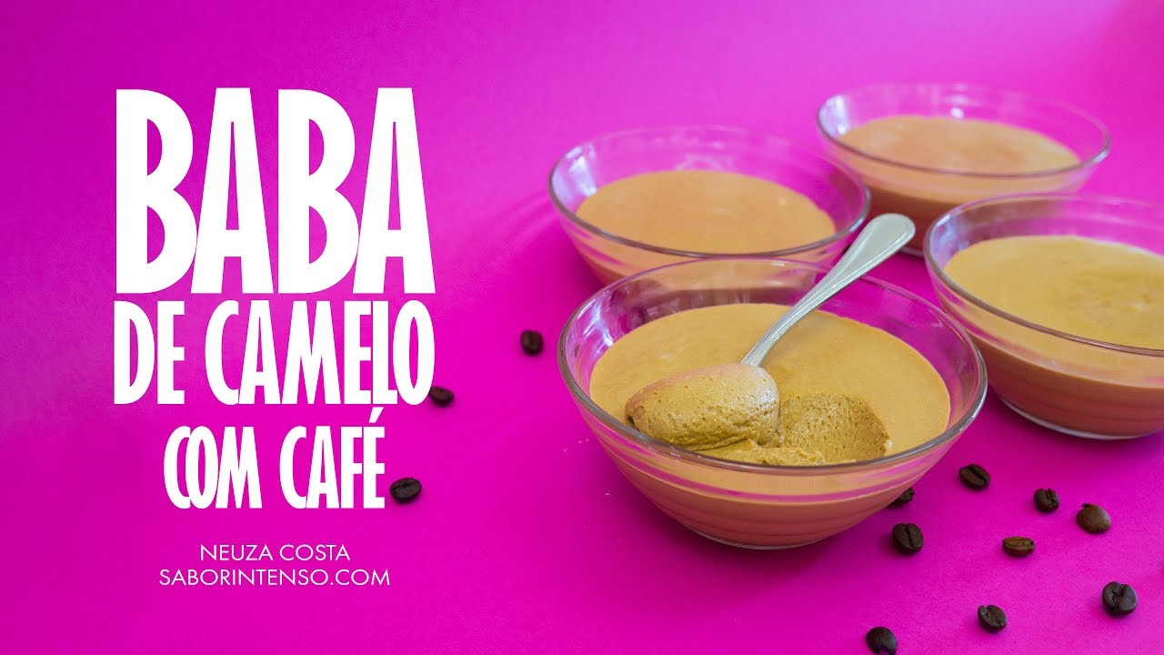 Baba de camelo com café