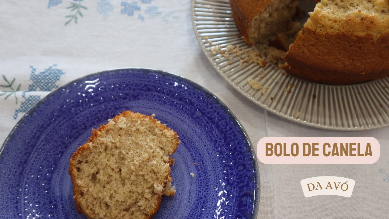 Bolo de canela feito como a avó ensinou