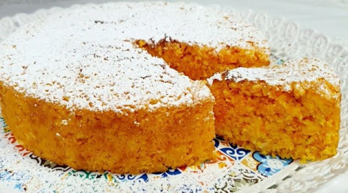 Bolo de coco e cenoura