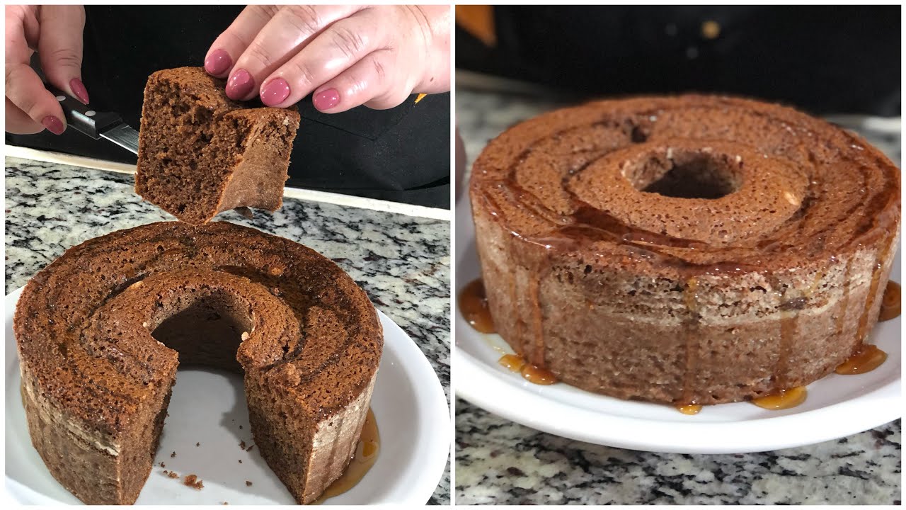 Bolo de mel e canela da avó