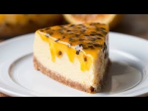 Cheesecake de maracujá maravilhoso e muito mas muito saboroso