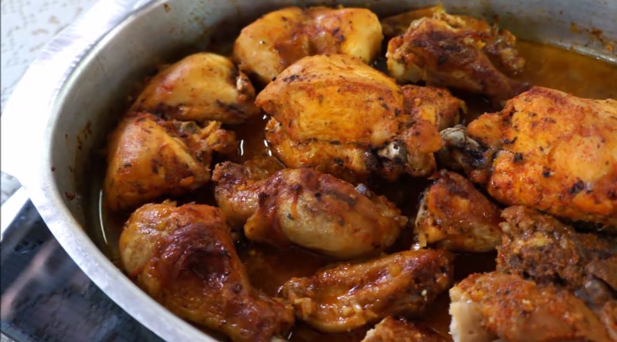 Frango com cerveja no forno