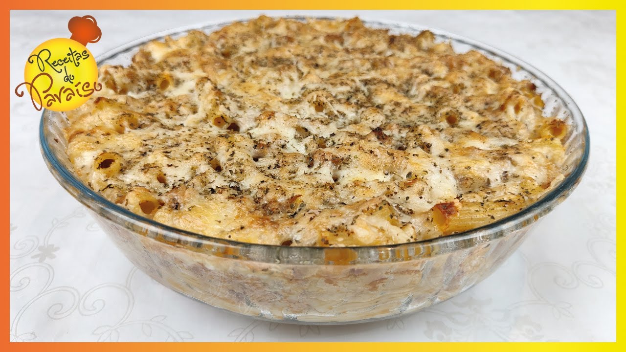 Massa gratinada no forno