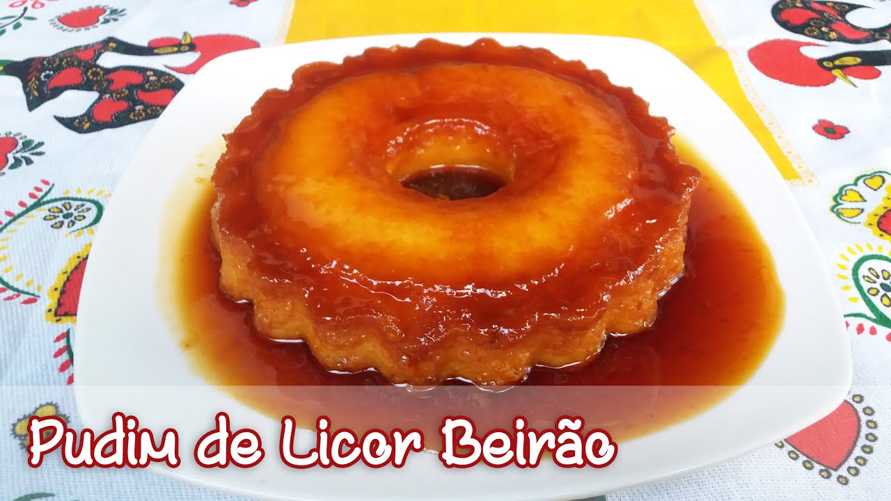 Pudim Flan de Licor Beirão