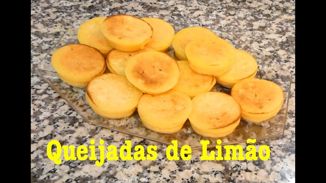 Queijada de limão e laranja