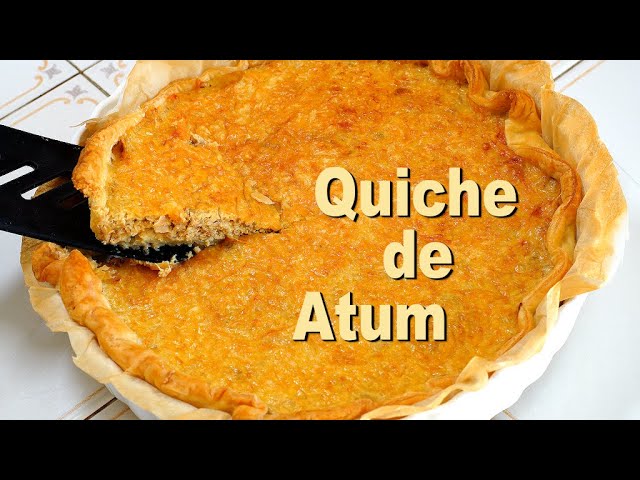 Receita de quiche de atum