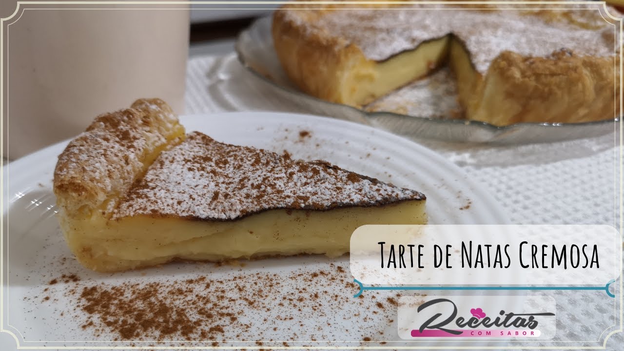 Tarte de natas cremosa