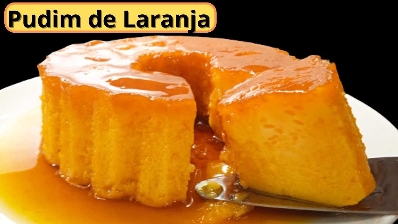 Tarte-pudim de laranja