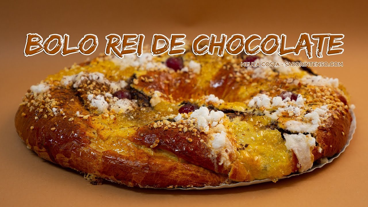 Bolo Rei de Chocolate