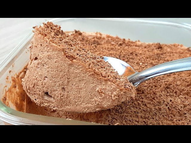 Mousse de chocolate deliciosa com apenas 2 ingredientes