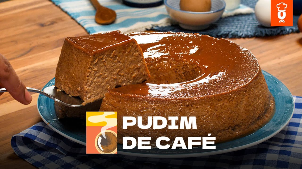 O melhor pudim de café do mundo é fácil de fazer e fica incrível...