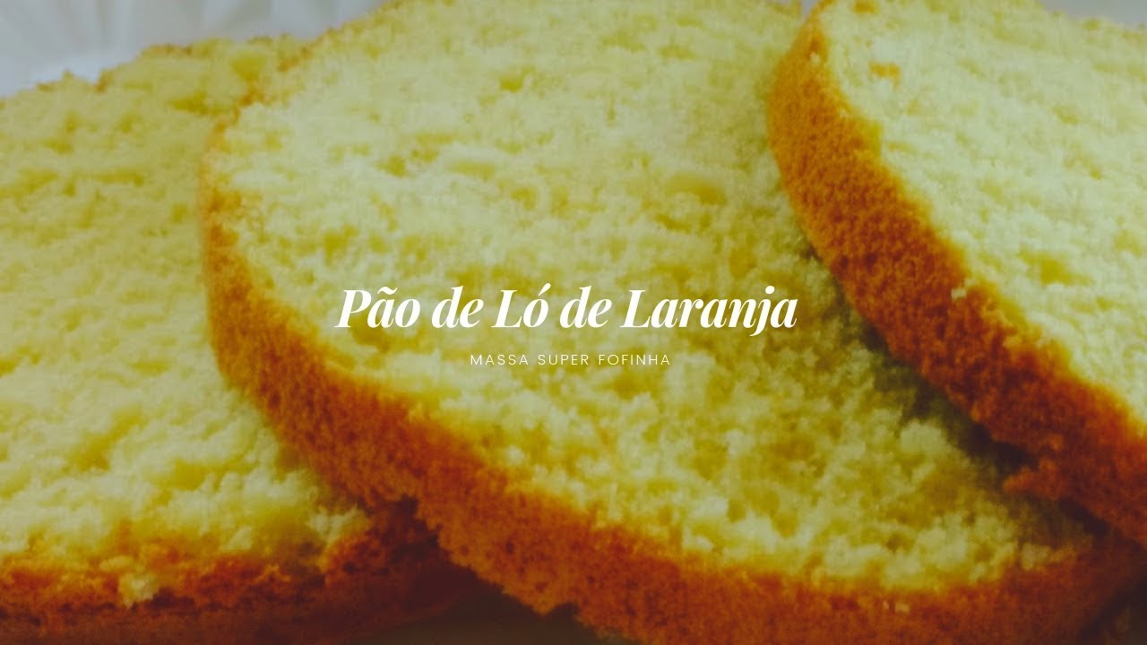 Pão-de-ló de laranja