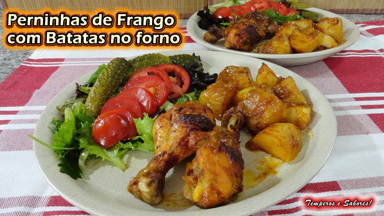 Perninhas de frango no forno com molho especial e delicioso