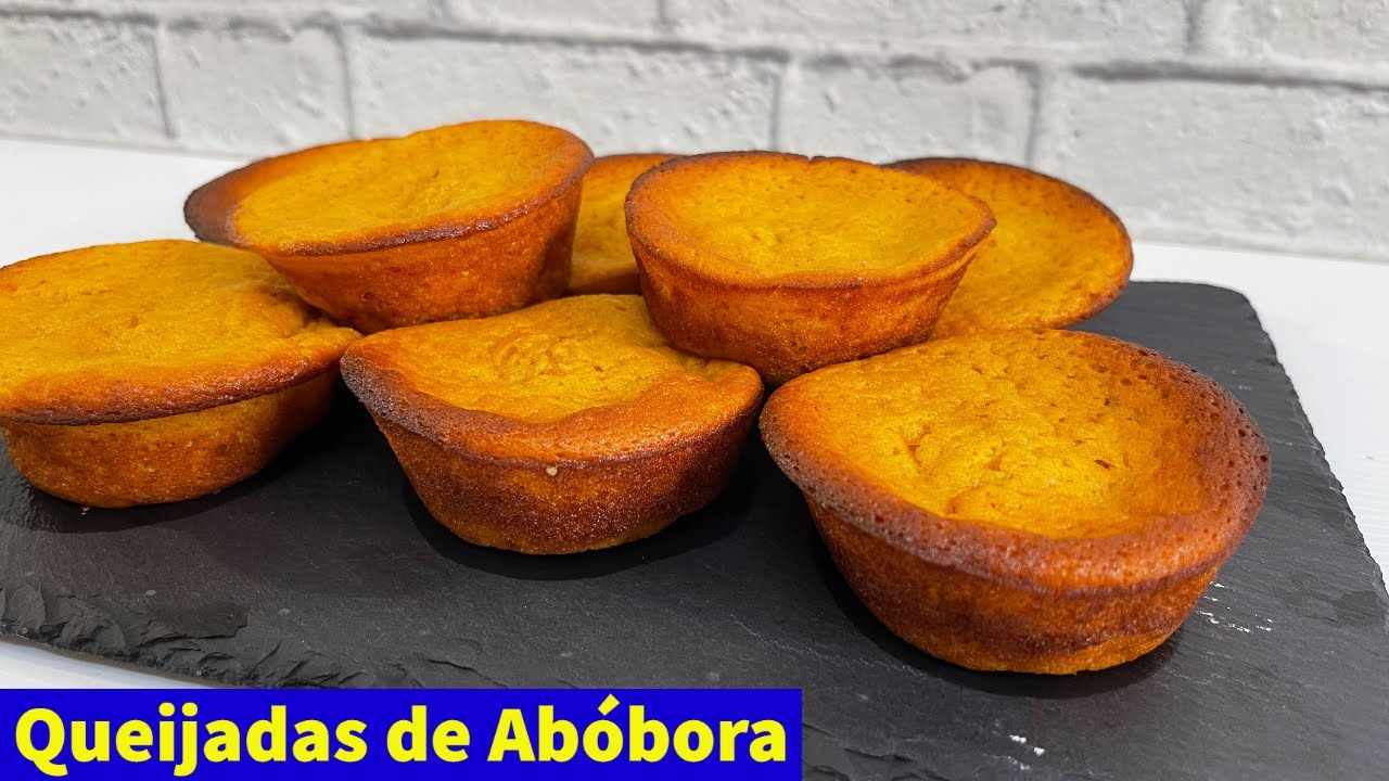 Queijadinhas de Abóbora e Canela