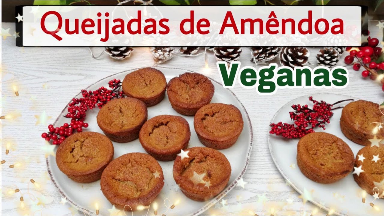 Queijadinhas de amêndoa cremosas e deliciosas