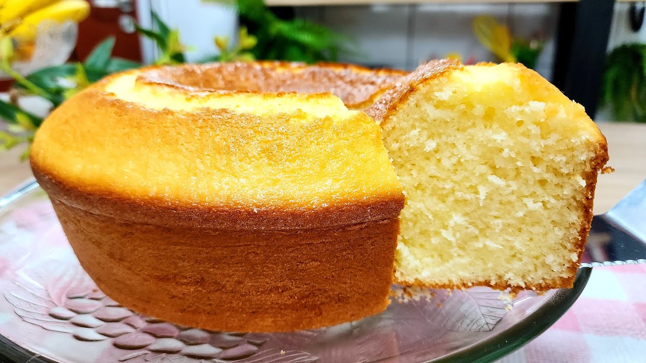 Receita do bolo da avó fofinho e delicioso