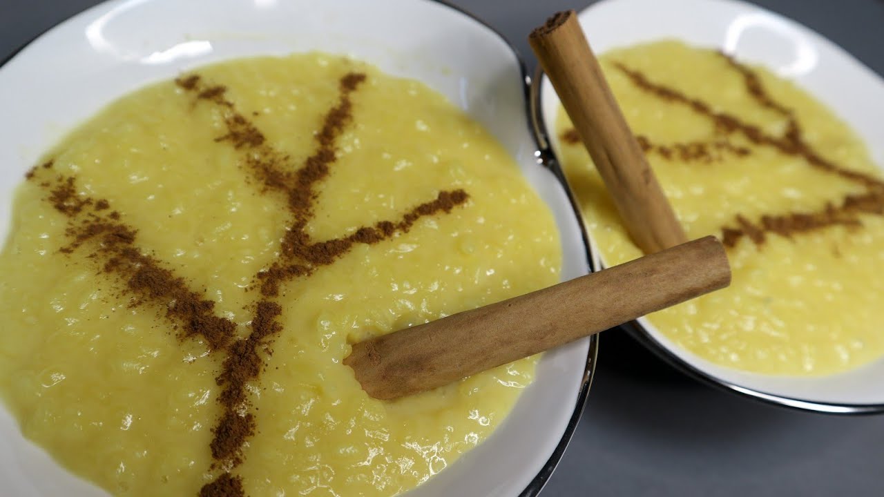 Receita do delicioso arroz doce da minha avó